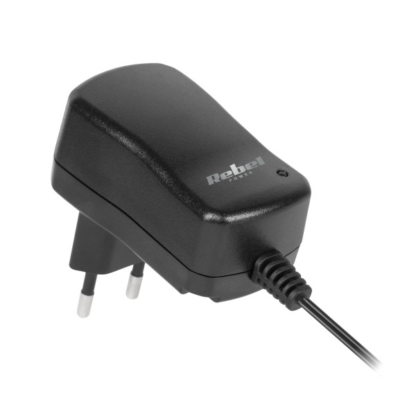 Zasilacz stabilizowany z regulacją Rebel 12V  1000mA