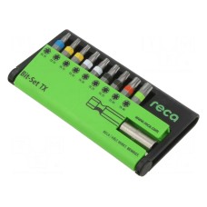 Zestaw narzędzi: końcówki wkrętakowe RECA 0702 930 072