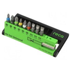 Zestaw narzędzi: końcówki wkrętakowe RECA 0702 930 073