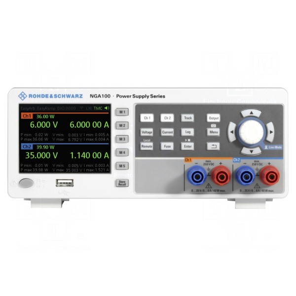 Zasilacz laboratoryjny: programowalny ROHDE & SCHWARZ NGA102