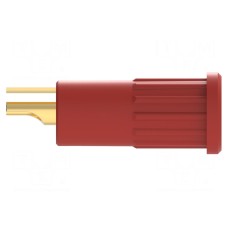 Złącze laboratoryjne: bananowe 4mm SCHÜTZINGER BRBU 7924 L AU / RT