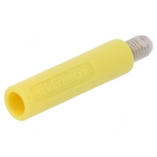 Złącze laboratoryjne: bananowe 4mm SCHÜTZINGER BU 2244 S NI / GE