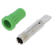 Złącze laboratoryjne: bananowe 4mm SCHÜTZINGER EPB 6792 NI / FST 4.8X0.8 / GN