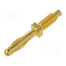 Złącze laboratoryjne: bananowe 4mm SCHÜTZINGER FK 1386 AU