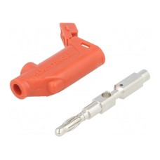 Złącze laboratoryjne: bananowe 4mm SCHÜTZINGER FK 20 L NI / 2.5 / RT