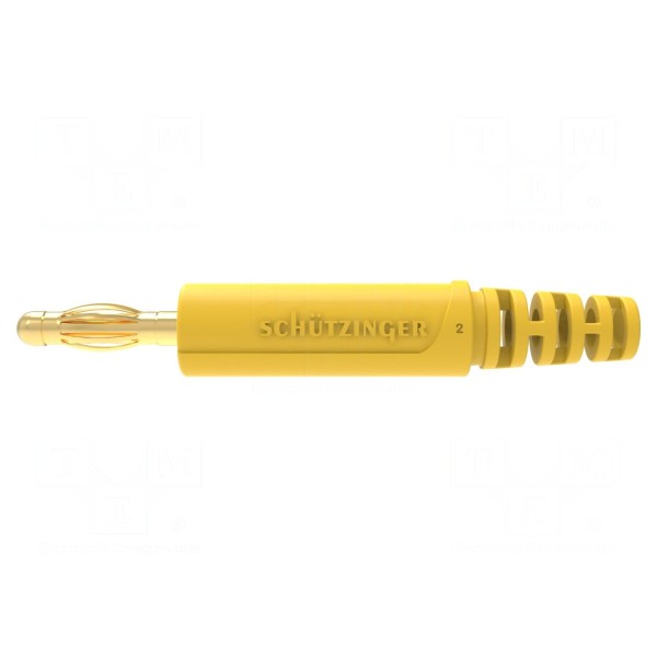 Złącze laboratoryjne: bananowe 4mm SCHÜTZINGER FK 9901 S AU / GE