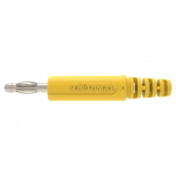 Złącze laboratoryjne: bananowe 4mm SCHÜTZINGER FK 9901 S NI / GE