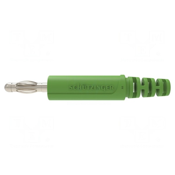Złącze laboratoryjne: bananowe 4mm SCHÜTZINGER FK 9901 S NI / GN