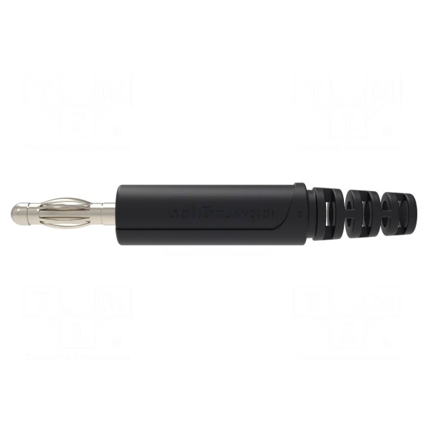 Złącze laboratoryjne: bananowe 4mm SCHÜTZINGER FK 9901 S NI / SW