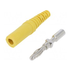 Złącze laboratoryjne: bananowe 4mm SCHÜTZINGER FK 9 S NI / GE