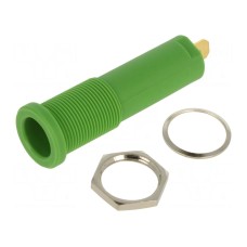 Złącze laboratoryjne: bananowe 4mm SCHÜTZINGER HSEB3125LAU-GN