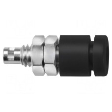 Złącze laboratoryjne: bananowe 2mm SCHÜTZINGER IBU 2011 NI / SW