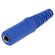 Złącze laboratoryjne: bananowe 4mm SCHÜTZINGER KU 09 L NI / BL