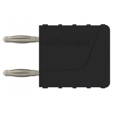 Złącze laboratoryjne: bananowe 2mm SCHÜTZINGER KURZ 10-2 IG NI / SW