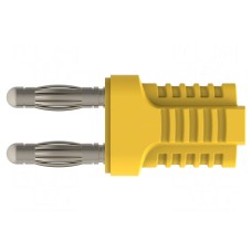 Złącze laboratoryjne: bananowe 4mm SCHÜTZINGER KURZ 10-4 IG MB NI / GE