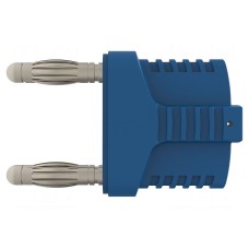 Złącze laboratoryjne: bananowe 4mm SCHÜTZINGER KURZ 19-4 IG MB NI / BL