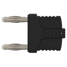 Złącze laboratoryjne: bananowe 4mm SCHÜTZINGER KURZ 19-4 IG NI / SW