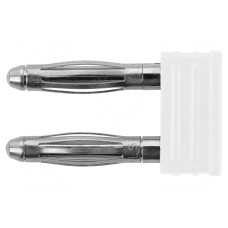 Złącze laboratoryjne: bananowe 2mm SCHÜTZINGER KURZ 6730 / 5.08-2 IG NI / WS