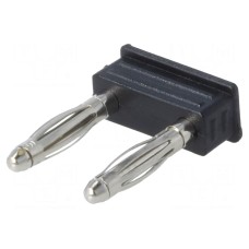 Złącze laboratoryjne: bananowe 2mm SCHÜTZINGER KURZ 7450 / 7.5-2 IG NI / SW