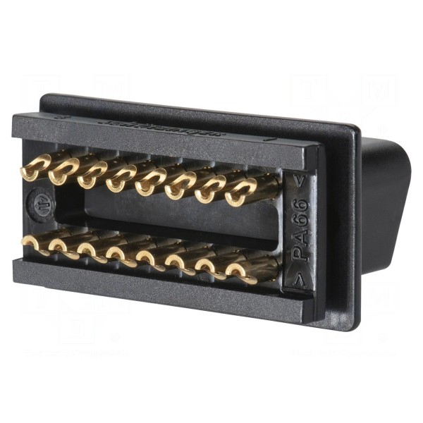 Złącze laboratoryjne: diagnostyczne OBD II SCHÜTZINGER OBDBU 7640 AU / 24V / SW