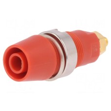 Złącze laboratoryjne: bananowe 4mm SCHÜTZINGER SAB 6922 AU / RT