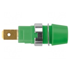 Złącze laboratoryjne: bananowe 4mm SCHÜTZINGER SAB 7560 AU / GN