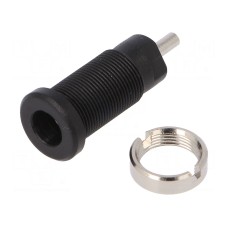 Złącze laboratoryjne: bananowe 2mm SCHÜTZINGER SEB 3400 NI / SW