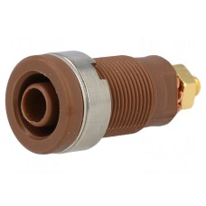 Złącze laboratoryjne: bananowe 4mm SCHÜTZINGER SEB 6445 AU / BR