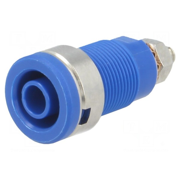 Złącze laboratoryjne: bananowe 4mm SCHÜTZINGER SEB 6445 NI / BL