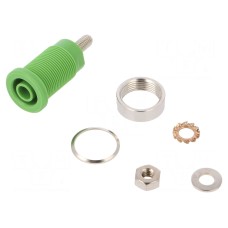 Złącze laboratoryjne: bananowe 4mm SCHÜTZINGER SEB 6445 NI / GN