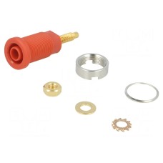 Złącze laboratoryjne: bananowe 4mm SCHÜTZINGER SEB 6446 AU / RT