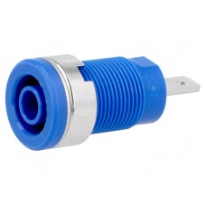 Złącze laboratoryjne: bananowe 4mm SCHÜTZINGER SEB 6450 NI / BL