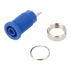 Złącze laboratoryjne: bananowe 4mm SCHÜTZINGER SEB 7077 NI / BL