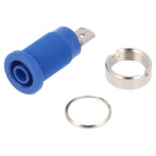 Złącze laboratoryjne: bananowe 4mm SCHÜTZINGER SEB 7080 NI / BL