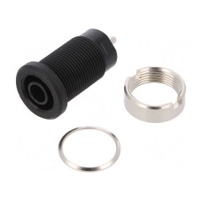 Złącze laboratoryjne: bananowe 4mm SCHÜTZINGER SEB 8632 NI / SW