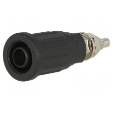 Złącze laboratoryjne: bananowe 4mm SCHÜTZINGER SEPB 6447 NI / SW