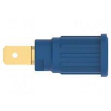 Złącze laboratoryjne: bananowe 4mm SCHÜTZINGER SEPB 6453 AU / BL