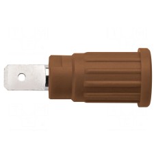 Złącze laboratoryjne: bananowe 4mm SCHÜTZINGER SEPB 6453 NI / BR