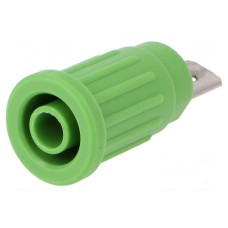 Złącze laboratoryjne: bananowe 4mm SCHÜTZINGER SEPB 7090 NI / GN