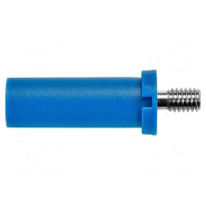 Złącze laboratoryjne: bananowe 4mm SCHÜTZINGER SFK 8465 NI / M4 / 7 / BL