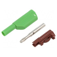 Złącze laboratoryjne: bananowe 4mm SCHÜTZINGER SFK 8500 S NI / AS / GN