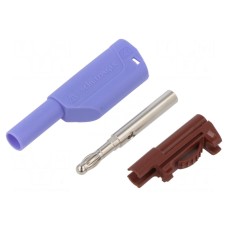 Złącze laboratoryjne: bananowe 4mm SCHÜTZINGER SFK 8500 S NI / AS / PVI