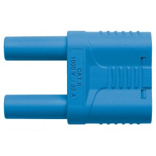 Złącze laboratoryjne: bananowe 4mm SCHÜTZINGER SKURZ 6100 / 19-4 IG 2MB NI / BL