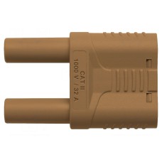 Złącze laboratoryjne: bananowe 4mm SCHÜTZINGER SKURZ 6100 / 19-4 IG 2MB NI / BR