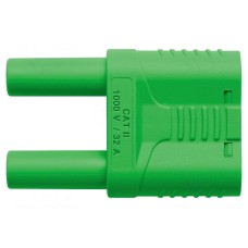 Złącze laboratoryjne: bananowe 4mm SCHÜTZINGER SKURZ 6100 / 19-4 IG 2MB NI / GN