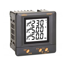 Miernik: parametrów sieci SELEC VAF36A-230V-CE