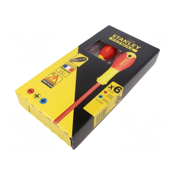 Wkrętak: izolowany-zestaw STANLEY 0-65-443