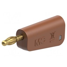 Złącze laboratoryjne: bananowe 4mm STÄUBLI LM-4A-39-27