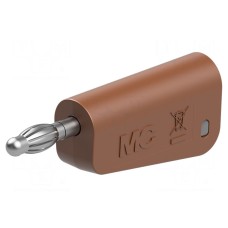 Złącze laboratoryjne: bananowe 4mm STÄUBLI LM-4N-30-27