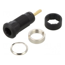 Złącze laboratoryjne: bananowe 1,5mm STÄUBLI 65.3300-21